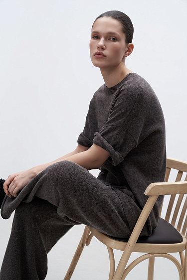 T-shirt made of wool with cashmere - BRUSNIKA Women Clothes