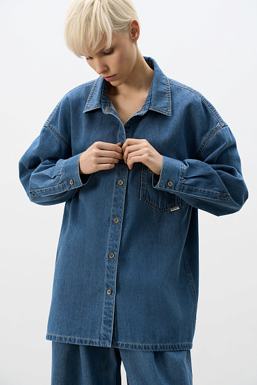 Denim shirt - BRUSNIKA Women Clothes