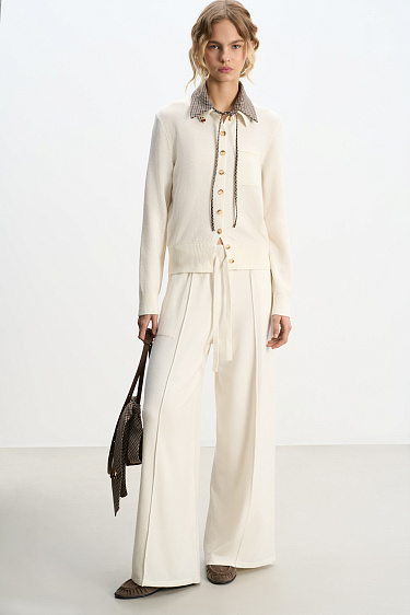 Wide cashmere trousers - BRUSNIKA Women Clothes