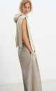 Knitted bib with hood - BRUSNIKA. Women clothes