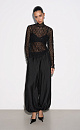 Lace top with sequins - BRUSNIKA. Women clothes