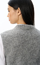 alpaca wool vest with sequins - BRUSNIKA. Women clothes