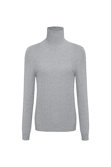 Cashmere and wool turtleneck jumper - BRUSNIKA Women Clothes