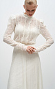Wool blend openwork dress - BRUSNIKA. Women clothes