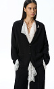Single-breasted merino wool jacket - BRUSNIKA. Women clothes