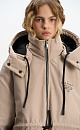 Parka with synthetic filling and an additional collar - BRUSNIKA. Women clothes