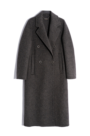 Double-breasted wool coat - BRUSNIKA Women Clothes