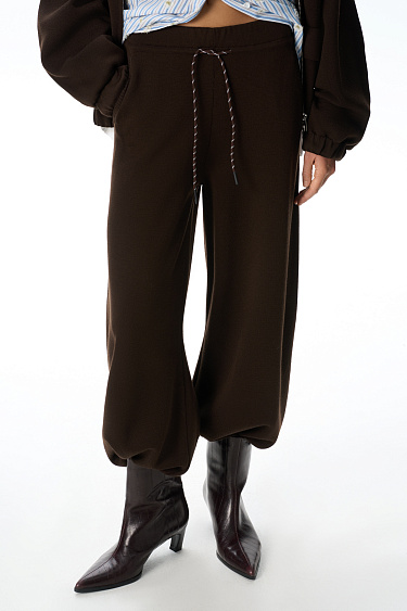 Banana trousers made of wool - BRUSNIKA Women Clothes