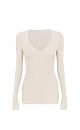 V-neck jumper - BRUSNIKA. Women clothes