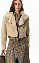 suede jacket with a stand‑up collar - BRUSNIKA. Women clothes