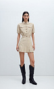 Short sleeve denim dress - BRUSNIKA. Women clothes
