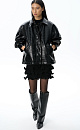 Jacket made of textured eco‑leather - BRUSNIKA. Women clothes