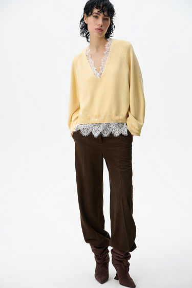 Lace Jumper - BRUSNIKA Women Clothes