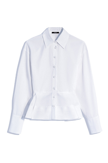 shirt with a ruffle - BRUSNIKA Women Clothes