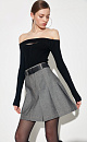 Pleated denim skirt - BRUSNIKA. Women clothes