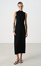 Dress with a pleated skirt - BRUSNIKA. Women clothes