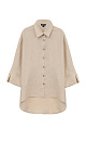 Shirt with an elongated back - BRUSNIKA. Women clothes