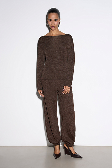 Longsleeve with lurex - BRUSNIKA Women Clothes