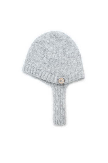 Hat with button fastening - BRUSNIKA Women Clothes