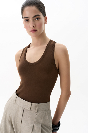 Low-cut top - BRUSNIKA Women Clothes