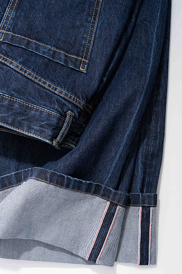 Straight-leg jeans with cuffs - BRUSNIKA Women Clothes