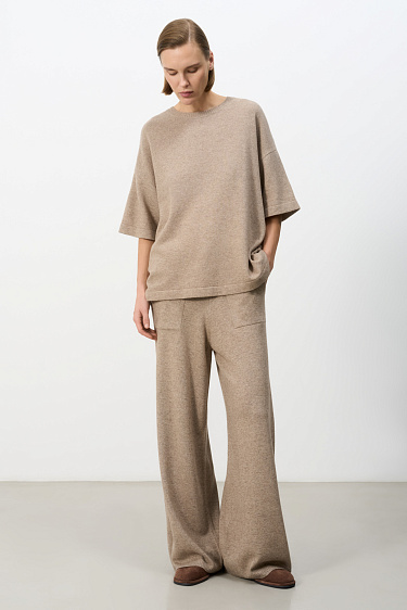 T-shirt made of wool with cashmere - BRUSNIKA Women Clothes