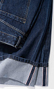 Straight-leg jeans with cuffs - BRUSNIKA. Women clothes
