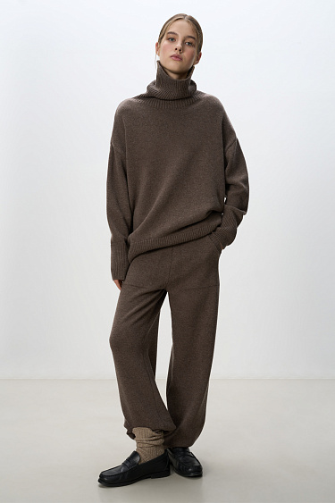 Wool and cashmere pants - BRUSNIKA Women Clothes