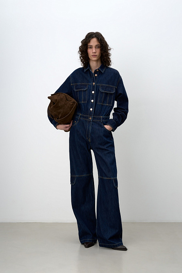 Denim jumpsuit - BRUSNIKA Women Clothes