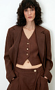 100% linen vest - BRUSNIKA. Women clothes