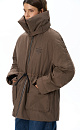 Parka with synthetic filling and an additional collar - BRUSNIKA. Women clothes