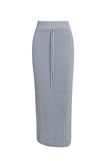 Wool knit midi skirt - BRUSNIKA Women Clothes