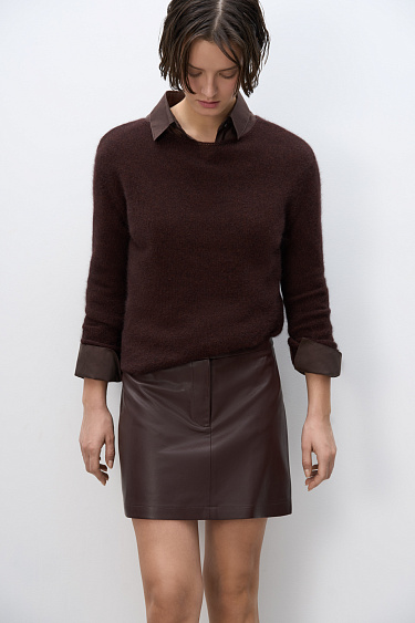 Fox down longsleeve shirt - BRUSNIKA Women Clothes