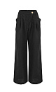 Trousers with asymmetric waist - BRUSNIKA. Women clothes
