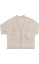 100% linen knit cardigan - BRUSNIKA. Women clothes