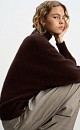 Fox-fur jumper with a high collar - BRUSNIKA. Women clothes