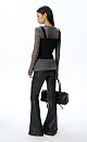top with draping on the chest - BRUSNIKA. Women clothes