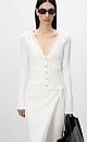 Viscose cardigan with lace - BRUSNIKA. Women clothes