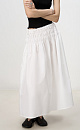 Skirt with gathered detail - BRUSNIKA. Women clothes