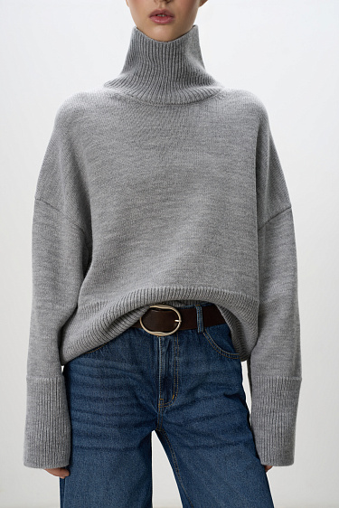 High-necked jumper - BRUSNIKA Women Clothes