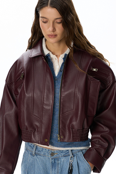 Voluminous bomber jacket - BRUSNIKA Women Clothes