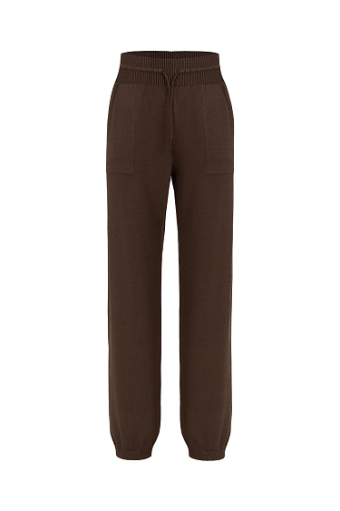 Knitted trousers made of viscose - BRUSNIKA Women Clothes