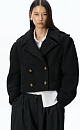 Short double-breasted coat - BRUSNIKA. Women clothes