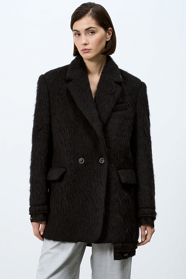 Single-breasted wool jacket - BRUSNIKA Women Clothes