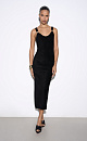 Maxi dress with decorative elements - BRUSNIKA. Women clothes