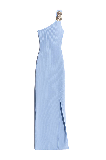 One-shoulder maxi Dress - BRUSNIKA Women Clothes
