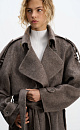 Wool coat with a yoke - BRUSNIKA. Women clothes