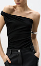 Asymmetric Modal Top - BRUSNIKA. Women clothes