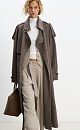 Wool coat with a yoke - BRUSNIKA. Women clothes
