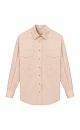 Basic shirt with patch pockets - BRUSNIKA. Women clothes